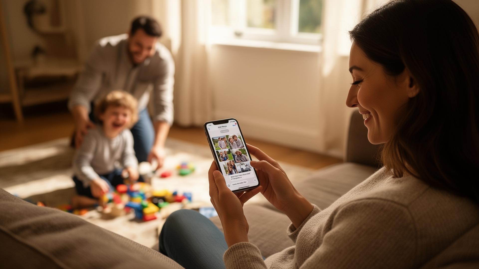 A family together — the feeling OurLovelyPath helps you keep